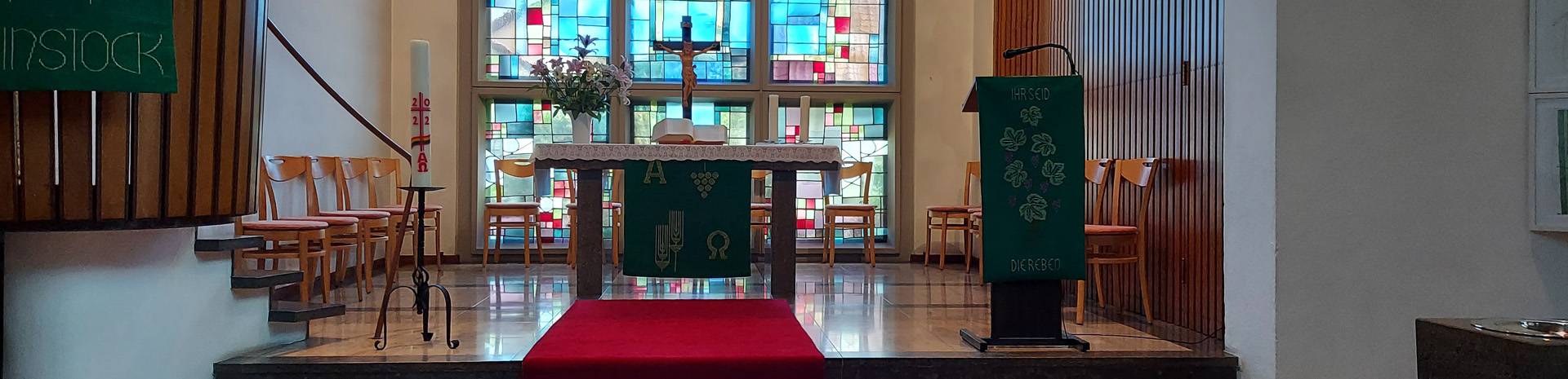 Altarraum Evang. Kirche Renchen